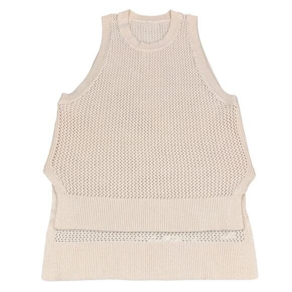 Lululemon Simply The Vest Primo Cotton In Butter Pink / Heathered Angel Wing - Picture 6 of 8
